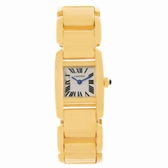 Cartier Tankissime 18K Yellow Gold Ladies Watch W650037H Box Papers