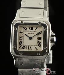 Cartier Santos Galbee 24mm Small Stainless Steel W20056D6 2 Years Warranty #297 7612456211799