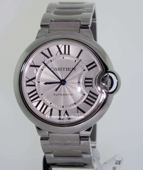 Cartier Ballon Bleu Stainless Steel MId Size Automatic W6920046 7612456620874