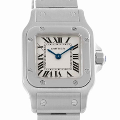 Cartier Santos Galbee Ladies Steel Quartz Watch W20056D6 7612456211799