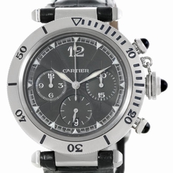 Cartier Pasha Millennium Edition Platinum Bezel Watch W3105155 NOS