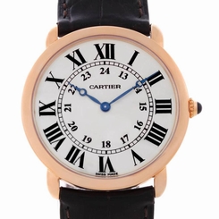Cartier Ronde Louis 18K Rose Gold Mens Watch W6800251 7612456320224
