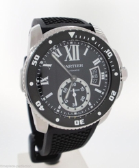Cartier Calibre de Cartier Diver w7100056 Steel 42mm Mens Watch 7613268367377
