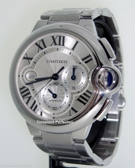 Cartier Ballon Bleu Stainless Steel Chronograph W6920002 7612456396922