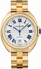 Cle De Cartier Automatic 40mm 18kt Yellow Gold WJCL0010 Brand NEW Ret: $50,500
