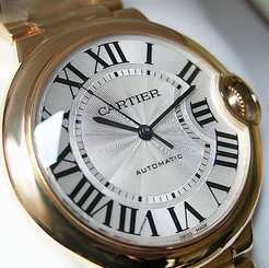 *NEW* CARTIER MEDIUM 18K YELLOW GOLD BALLON BLEU ROMAN DIAL BRACELET W69003Z2 7612456339929
