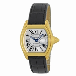 CARTIER 18K Yellow Gold Large Roadster Automatic Box Lifetime Warranty MINTY