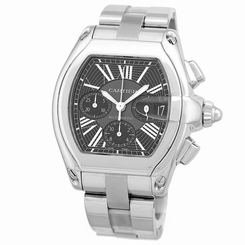 CARTIER Stainless Steel Roadster XL Chronograph Automatic Box Warranty MINTY