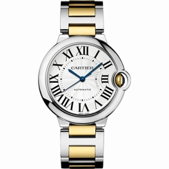 CARTIER UNISEX BALLON BLEU DE CARTIER 36MM STEEL CASE AUTOMATIC WATCH W6920047