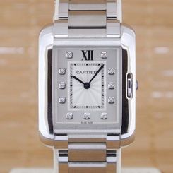 Cartier Tank Anglaise Diamond W4TA0004 - Boxed with Papers from April 2016