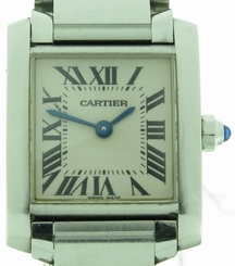 Cartier Tank Francaise Ref. 2384 Ladies Quartz Watch w/ Box & Papers