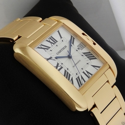 CARTIER Tank Anglaise LARGE 18kt Yellow Gold AUTHENTIC w5310018 Ret: $42,900