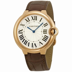 CARTIER MEN'S BALLON BLEU DE CARTIER 40MM BROWN AUTOMATIC WATCH W6920083