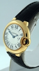 NEW Cartier Ballon Bleu $10,400.00 ladies 18k Yellow Gold 29mm watch.