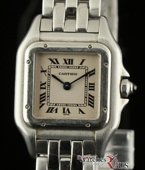 Cartier Panthere Stainless Steel W25033P5 White Dial Quartz 2Yr. Warranty #501
