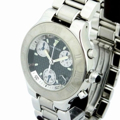 Pre-Owned CARTIER Must 21 All SS Gray Dial Men's Quartz Wristwatch W10172T, MR