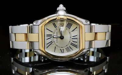 CARTIER ROADSTER IN 18K AND SS FOR WOMEN. GREAT CONDITION, GREAT GIFT!!!