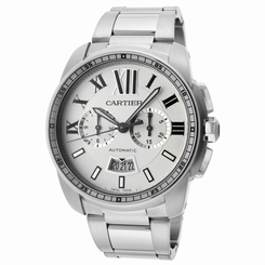 CARTIER MEN'S CALIBRE DE CARTIER CHRONOGRAPH 42MM AUTOMATIC WATCH W7100045 587421315864