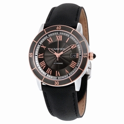 Cartier Ronde Croisiere Gray Dial Automatic Mens Watch W2RN0005