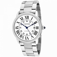 CARTIER MEN'S RONDE SOLO DE CARTIER 42MM STEEL CASE AUTOMATIC WATCH W6701011 7612456835544