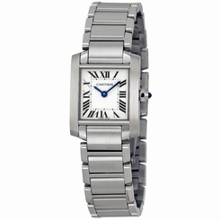 CARTIER WOMEN'S FRANCAISE 25MM STEEL BRACELET & CASE QUARTZ WATCH W51008Q3 7612456002212
