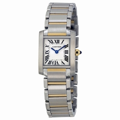 Cartier Tank Francaise 18kt Yellow Gold and Steel Ladies Watch W51007Q4 7612456002205