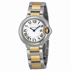 Cartier Ballon Bleu W69007Z3 18kt Yellow Gold and Stainless Steel Quartz Ladies
