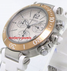 Cartier Pasha Seatimer Chronograph Lady Watch W3140004 787637401423