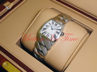 Cartier La Dona Large Stainless Steel Off White Roman Dial 28mm Wide W660022I