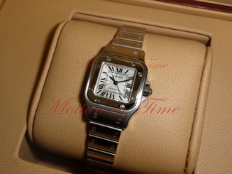 Cartier Santos Galbee Automatic Ladies, Silver Dial - Steel, Ref # W20054D6