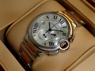 Cartier Ballon Bleu Extra Large (XL) Model, Auto, Chrono, Ref# W6920063 -TwoTone