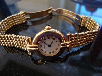 CARTIER COLISEE 18K YELLOW GOLD W/ WITH BOULE BRACELET
