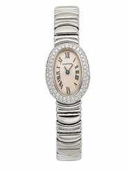 Cartier "Baignoire" Lady's Diamond and White Gold Watch, circa 1995