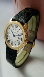Cartier Ronde Solo 2987 Ladies Watch 18K Yellow Gold & Steel 29mm