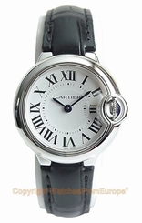 CARTIER Ballon Bleu Small Quartz 28mm Steel W69018Z4 Box/Papers Retail $4300 7612456383304
