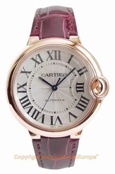CARTIER Ballon Bleu 36mm Rose Gold Automatic W6900456 - Box/Papers Retail $15200 7612456382024