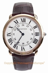 CARTIER Ronde Louis Large 18k Pink Gold Watch W6800251 Box/Papers Retail $13700 7612456320224