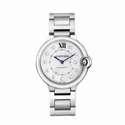 Cartier Men's WE902075 Analog Display Automatic Self Wind Silver Watch 7613268323632