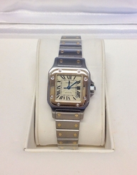 Cartier Santos Galbee W20057C4 Ladies Bi/Colour - Box & Paperwork - Serviced!