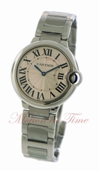 Cartier Ballon Bleu (Mid-Size) Medium Automatic Stainless Steel Ref # W6920046