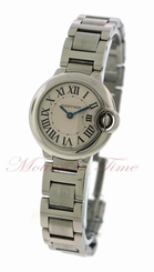Cartier Ballon Bleu Small Ladies, Ref # W69010Z4 - Stainless Steel on Bracelet 7612456341434