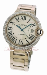 Cartier Ballon Bleu Large 18kt White Gold Diamond 42.1mm Automatic WE9009Z3