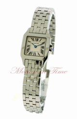 Cartier Santos Demoiselle Ladies, Silver Dial - Steel on Bracelet -Ref: W25064Z5