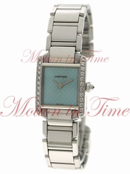 Cartier Tank Francaise Cadran, Double C Decor Dial - White Gold, Ref # WE1002S3