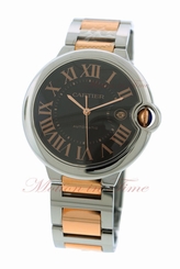 Cartier Ballon Bleu Large Model (Chocolate), Automatic, Ref # W6920032 - TwoTone 7612456621017