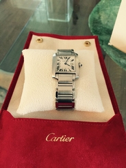 Cartier Women's Watch Tank Francaise MIDSIZE Stainless Steel Bracelet W51011Q3 7612456170782