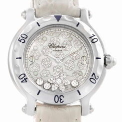 Chopard Happy Sport Snowflake Floating Diamond Watch 278949-3001