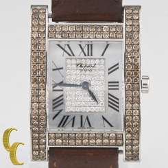 Chopard 18k White Gold Your Hour Ladies Quartz Diamond & MoP Watch #17/3451