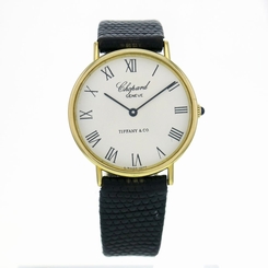 Chopard Yellow Gold Hand-Winding White "Tiffany & Co." Dial Men's Watch 1048