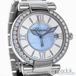 Chopard Imperiale Automatic Steel 30 Diamonds Amethyst & MOP 40mm Watch